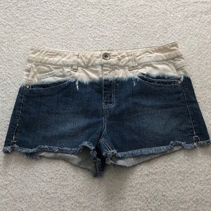Jolt Ombre look Denim cut off shorts, Juniors 13
